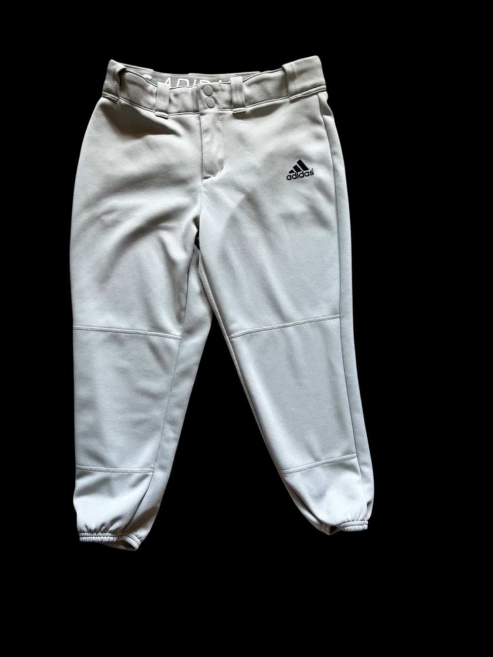 Adidas Off White Baseball/Workout Pants